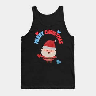 Santa Clous Merry Christmas Santa Lover Tank Top